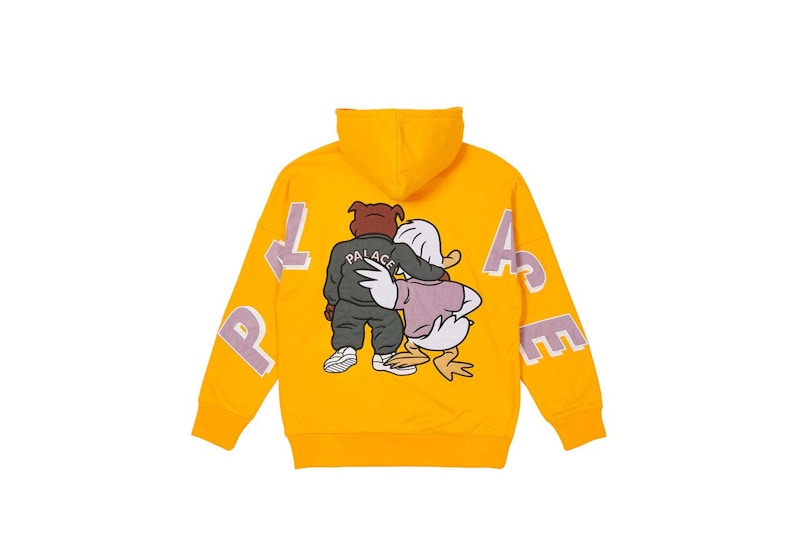 Palace Dog And Duck Drop Shoulder Hood Yellow