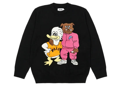 Palace Dog And Duck Knit Black
