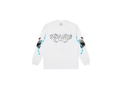 Palace Dogs Are Chill Longsleeve White
