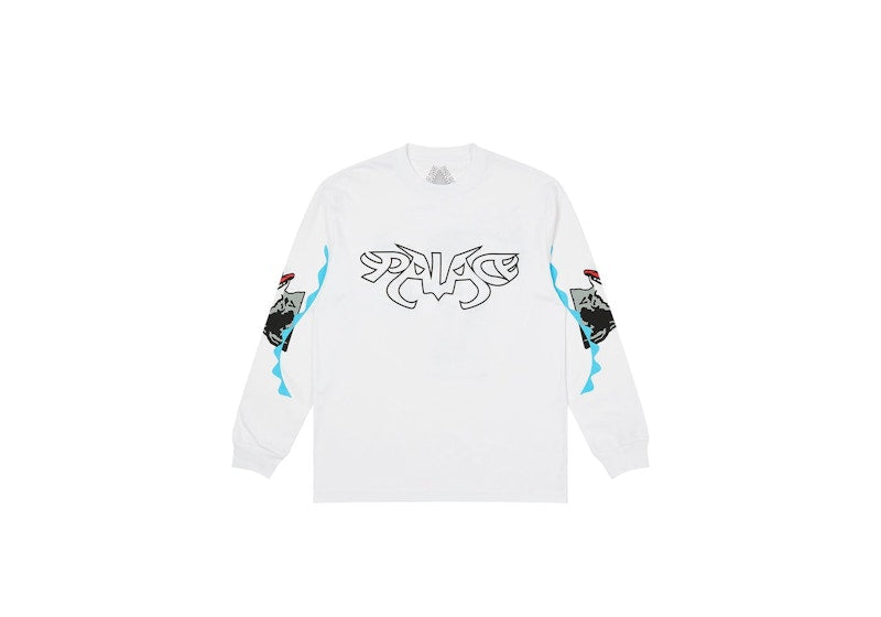 Palace Dogs Are Chill Longsleeve White