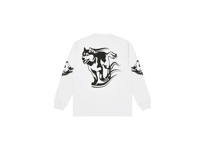 Palace Dogs Are Chill Longsleeve White