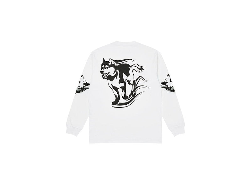 Palace Dogs Are Chill Longsleeve White