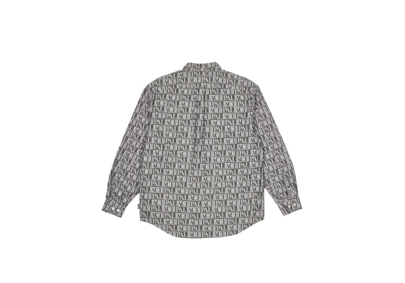 Palace Domino Print Oxford Shirt Black
