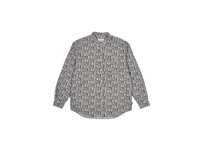 Palace Domino Print Oxford Shirt Black