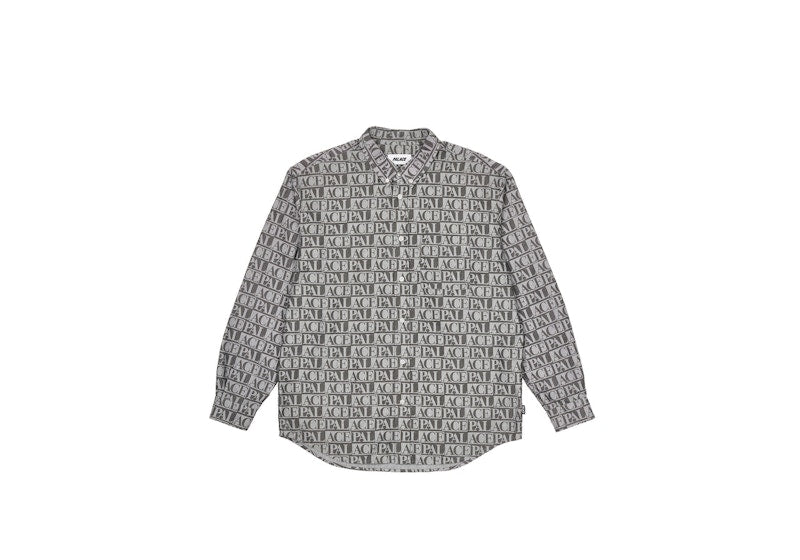 Palace Domino Print Oxford Shirt Black