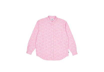Palace Domino Print Oxford Shirt Pink