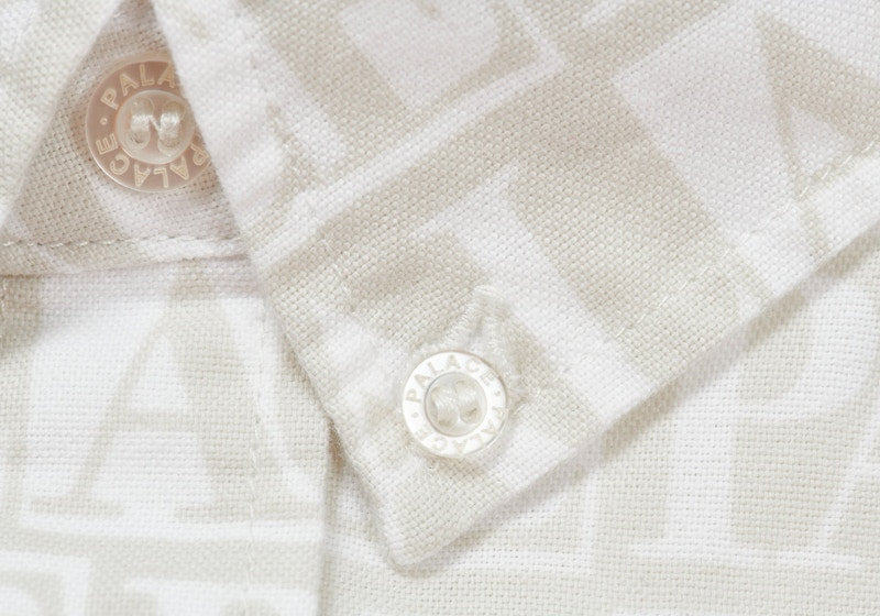 Palace Domino Print Oxford Shirt White