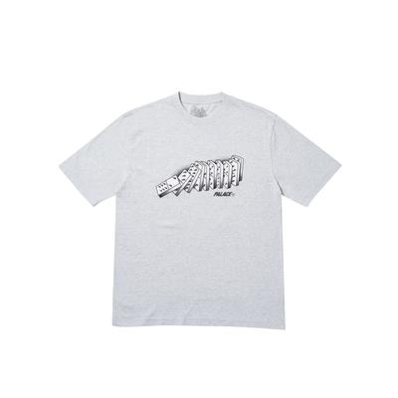 Palace Domino T-shirt Grey Marl