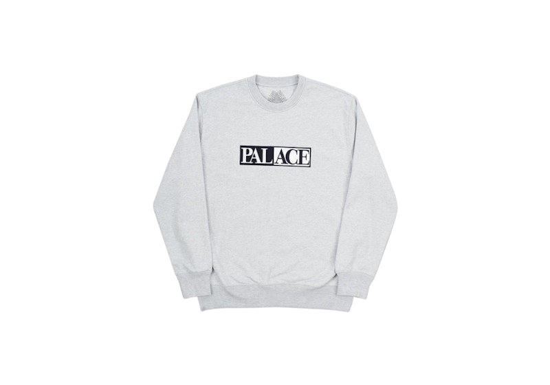 Palace Donimo Crew Grey Marl