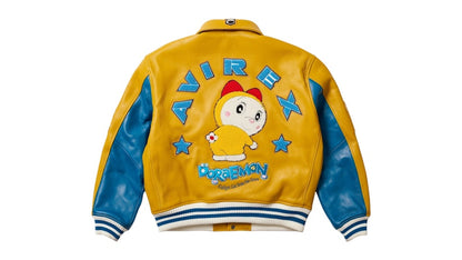 Palace Doraemon Avirex Jacket Yellow