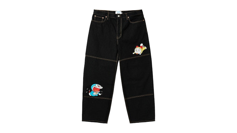 Palace Doraemon P90 Jean Black Stone Wash