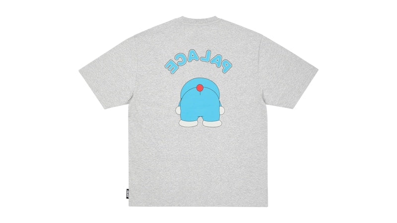Palace Doraemon T-Shirt Grey Marl