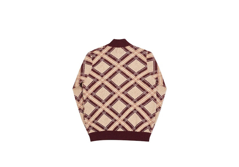 Palace Double Cross Knit Cream