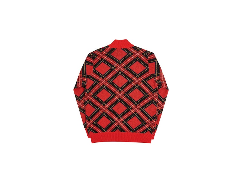 Palace Double Cross Knit Red