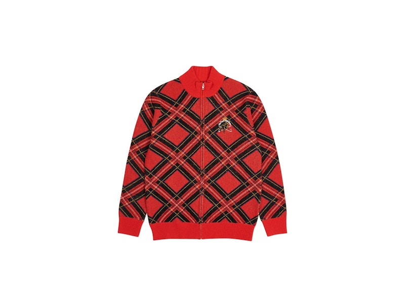Palace Double Cross Knit Red