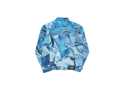 Palace Double Denim Jacket Blue
