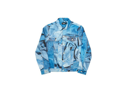 Palace Double Denim Jacket Blue