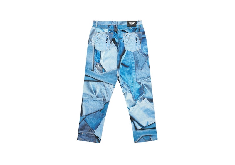 Palace Double Denim Jean Blue
