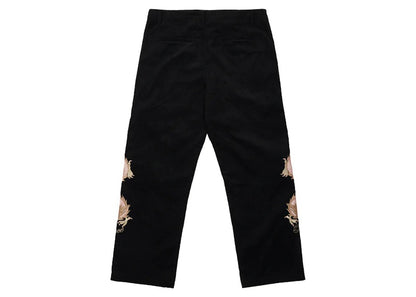 Palace Double Dragon Tour Plain Pant Black