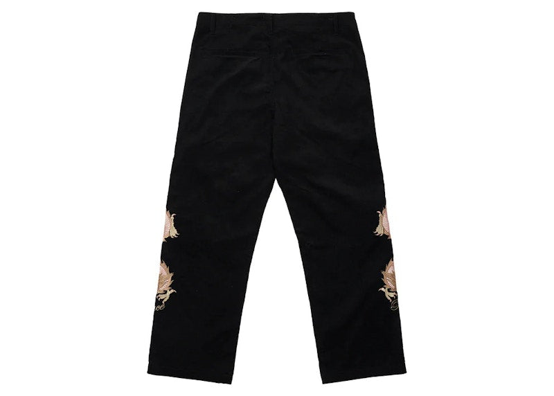 Palace Double Dragon Tour Plain Pant Black