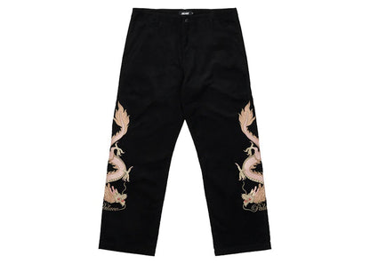 Palace Double Dragon Tour Plain Pant Black
