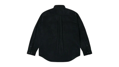 Palace Double Pocket Cord Overshirt Black
