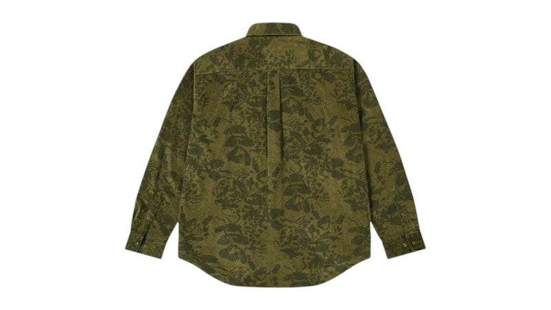 Palace Double Pocket Cord Overshirt Floral