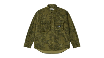 Palace Double Pocket Cord Overshirt Floral