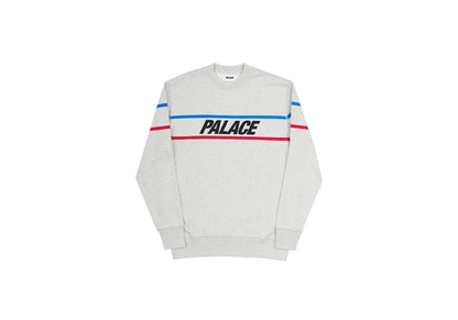 Palace Double Ripe Crew Grey Marl
