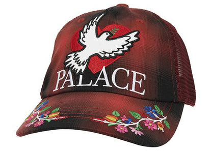 Palace Dove Trucker Hat Red