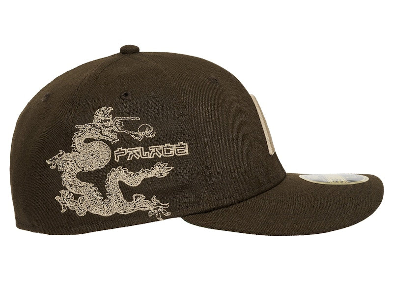 Palace Dragon P New Era LP 59Fifty Cap Brown