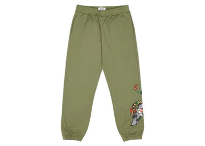 Palace Dragon Sweatpants Olive