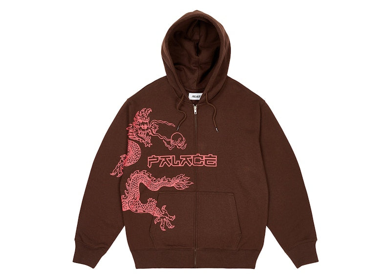 Palace Dragon Zip Hood Nice Brown
