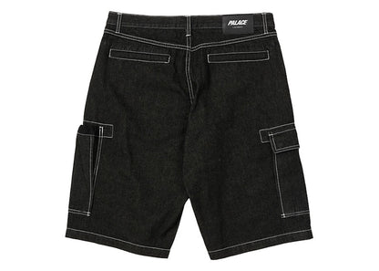 Palace Drawcord Pocket Denim Shorts Black
