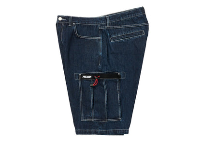 Palace Drawcord Pocket Denim Shorts Indigo