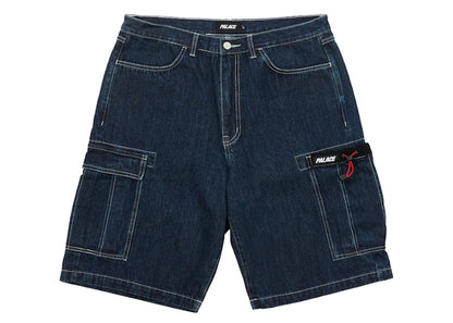 Palace Drawcord Pocket Denim Shorts Indigo