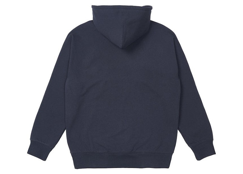 Palace Drop Shoulder Applique Hood Navy