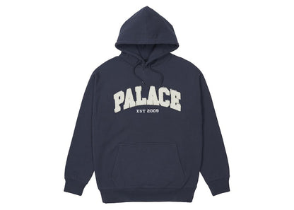 Palace Drop Shoulder Applique Hood Navy