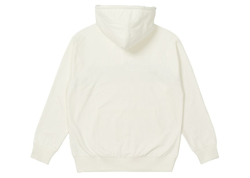 Palace Drop Shoulder Applique Hood White