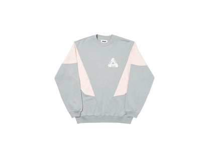 Palace Droppeth Crew Grey/Pink