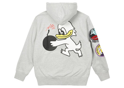 Palace Duck Bomb Hood Grey Marl