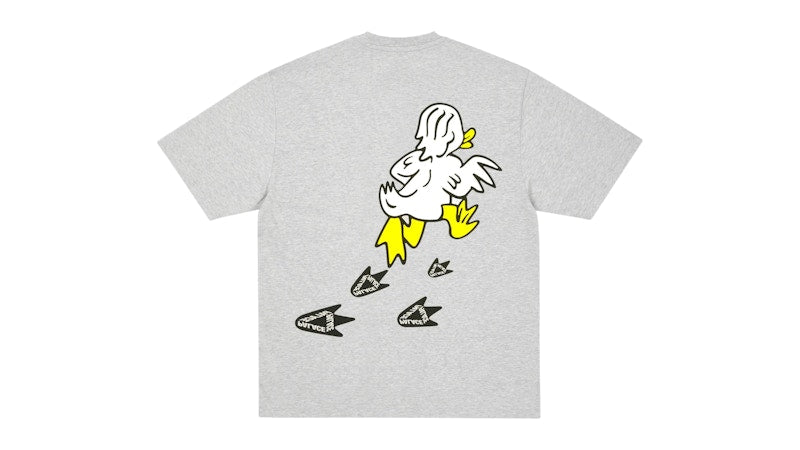 Palace Duck Off T-Shirt Grey Marl