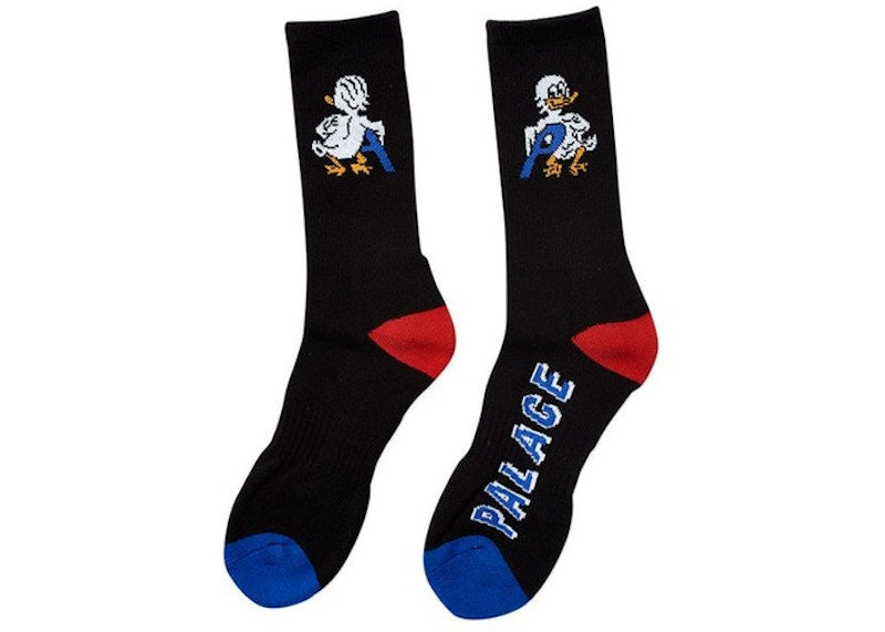 Palace Duck Out Sock Black