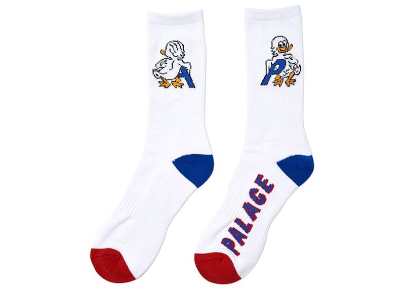 Palace Duck Out Sock White