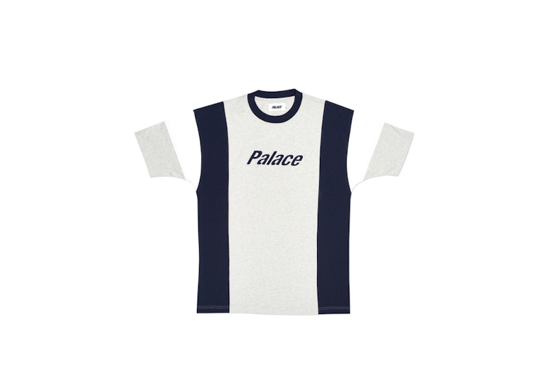Palace Duo Panel T-shirt Grey Marl