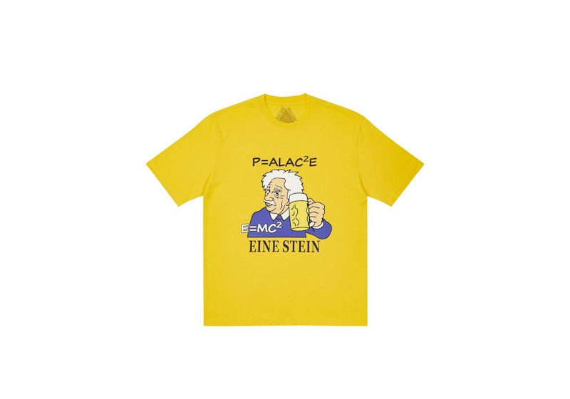 Palace Eine Stein T-shirt Yellow