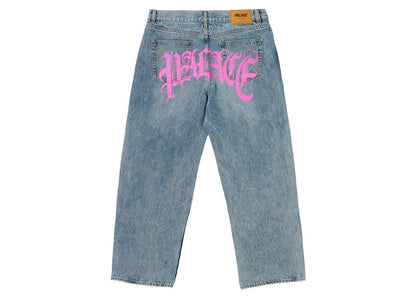 Palace El Script P90 Baggy Jean Stone Wash