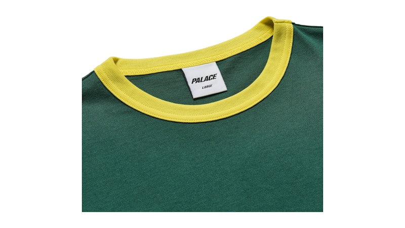 Palace Elipse Ringer T-Shirt Racey Green