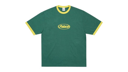 Palace Elipse Ringer T-Shirt Racey Green