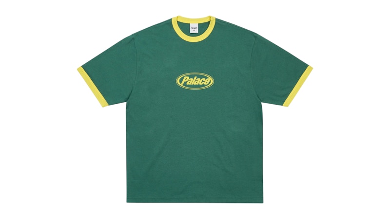 Palace Elipse Ringer T-Shirt Racey Green